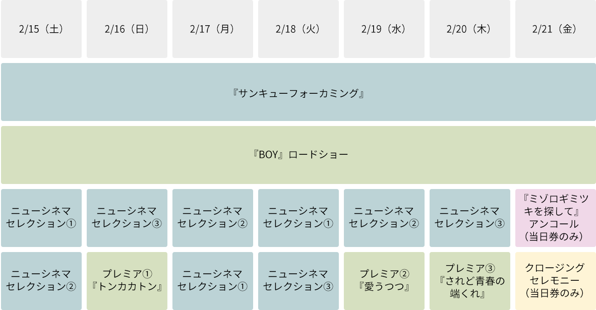 タイムテーブル